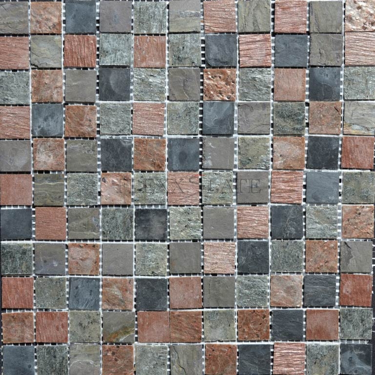 POLYCHROME Classic Stone Mosaic FLEXX SLATE