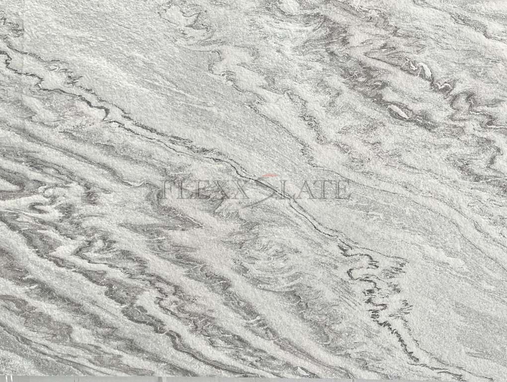 6″x8″ FANTASY WHITE Marble Veneer Sample